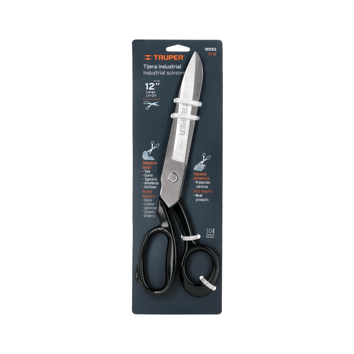Tijera 12´´ industrial para sastre, Truper4