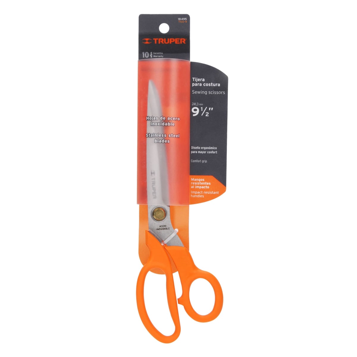 Tijera 9-1/2´´ de acero inoxidable para costura, Truper4