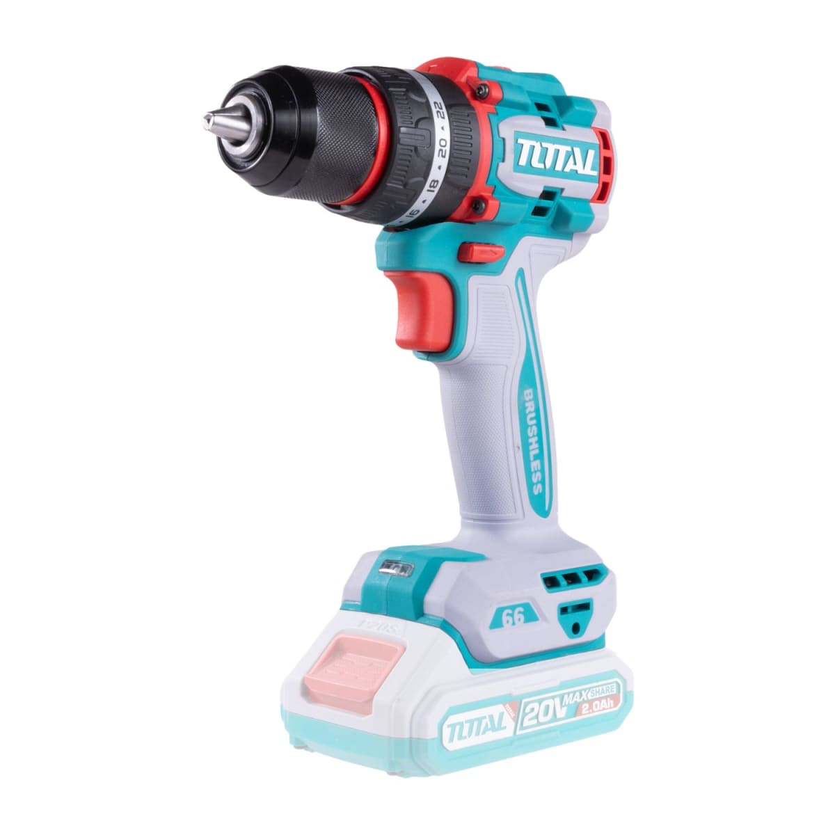 Combo Taladro 66nm + llave de impacto + Rotomartillo + Amoladora + Linterna Total3