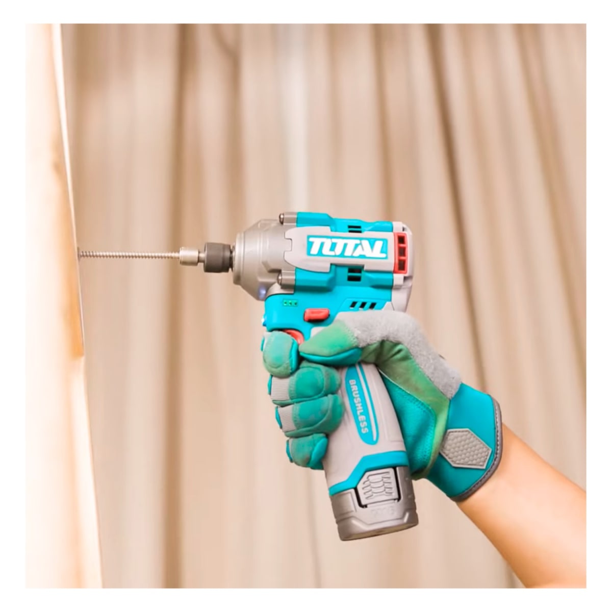 Combo Taladro Atornillador 60nm + Atornillador de Impacto 170nm 16v Total6