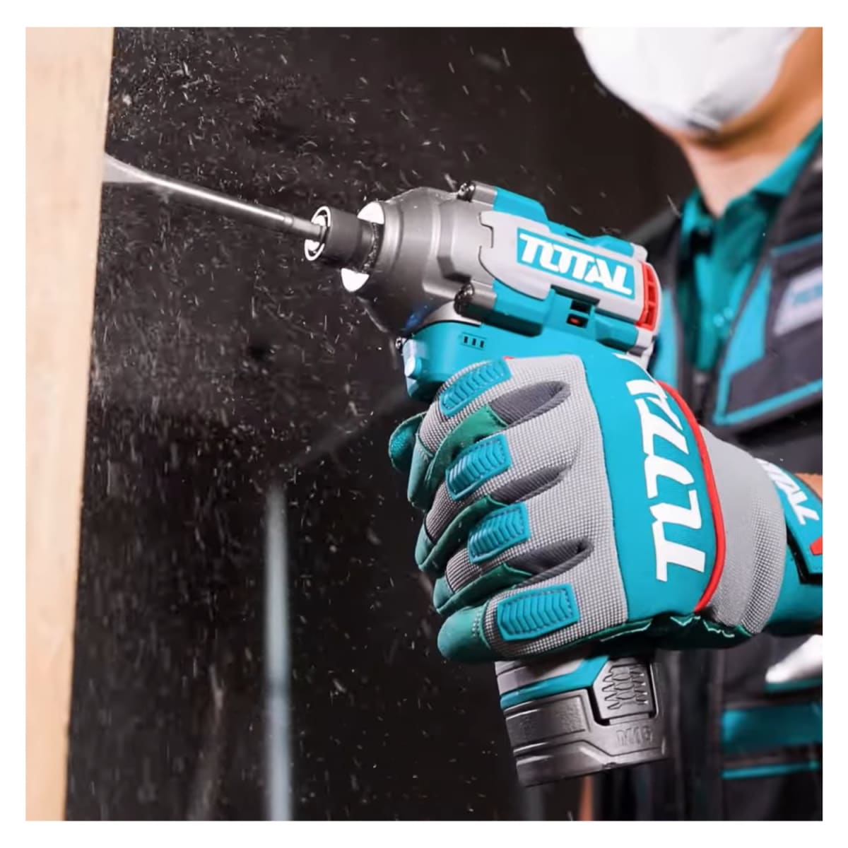 Combo Taladro Atornillador 60nm + Atornillador de Impacto 170nm 16v Total7