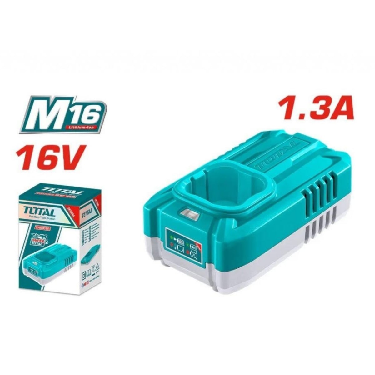 Licuadora inalámbrica 16v con pantalla LED con bateria y cargador Total4