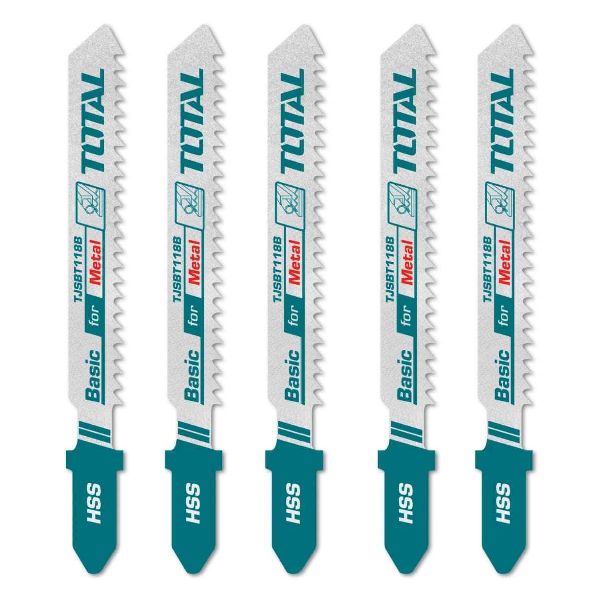 Set de Sierra Caladora 76mm 5pcs Total1
