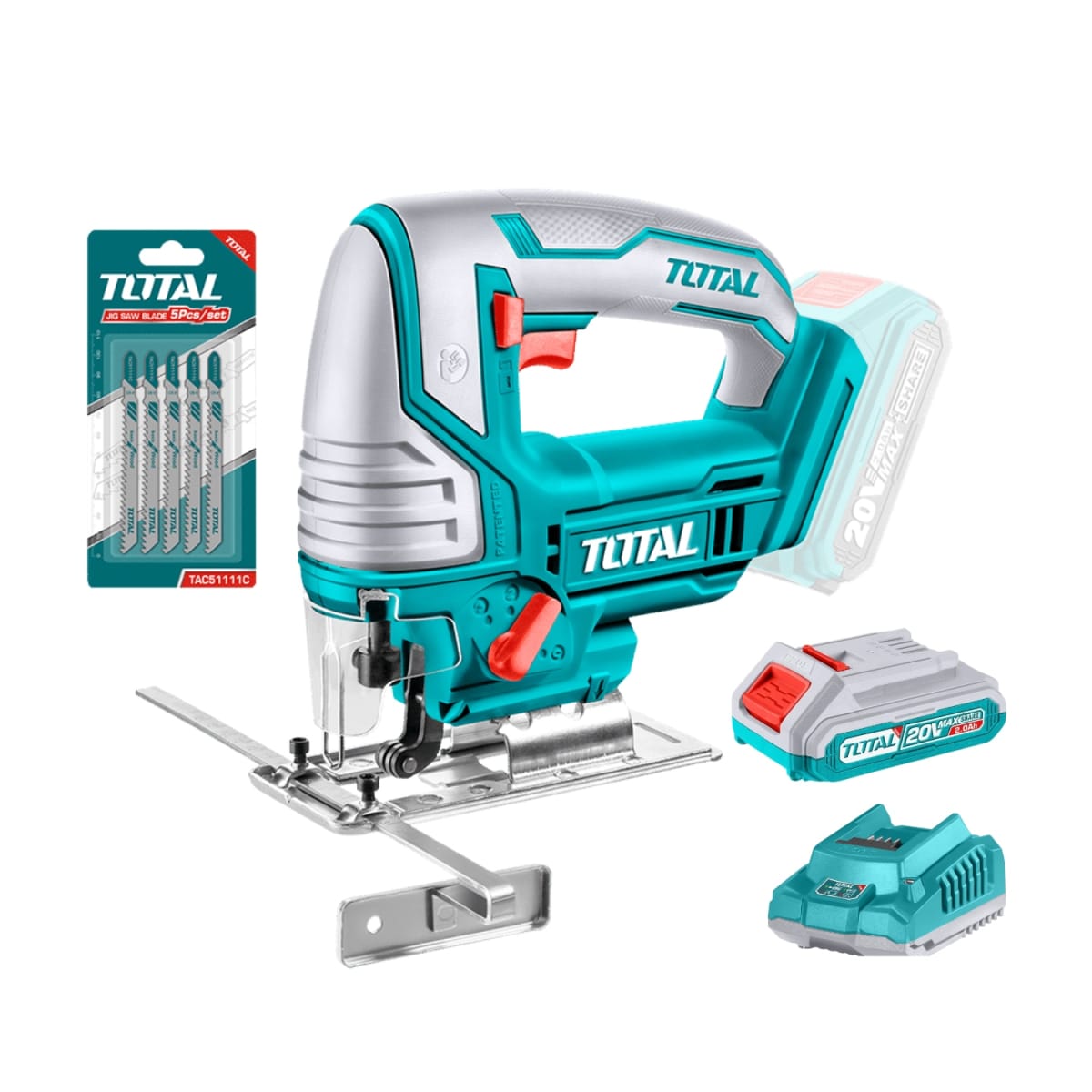 Caladora Inalambrica 20v + Batería 2ah 20v + cargador 20v Total1