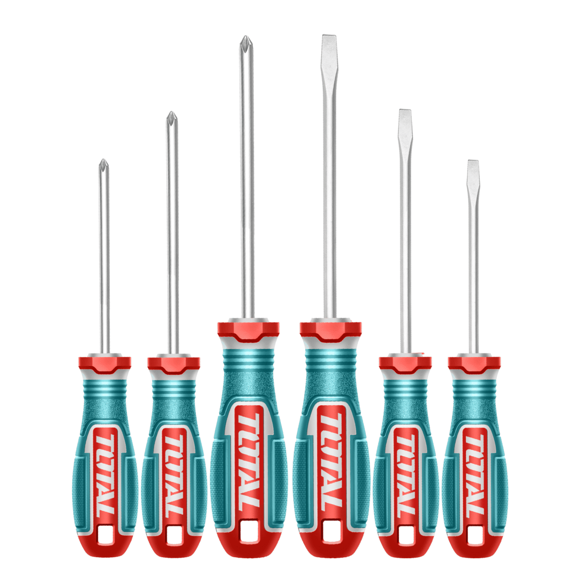 Juego de destornilladores 6 piezas Total1