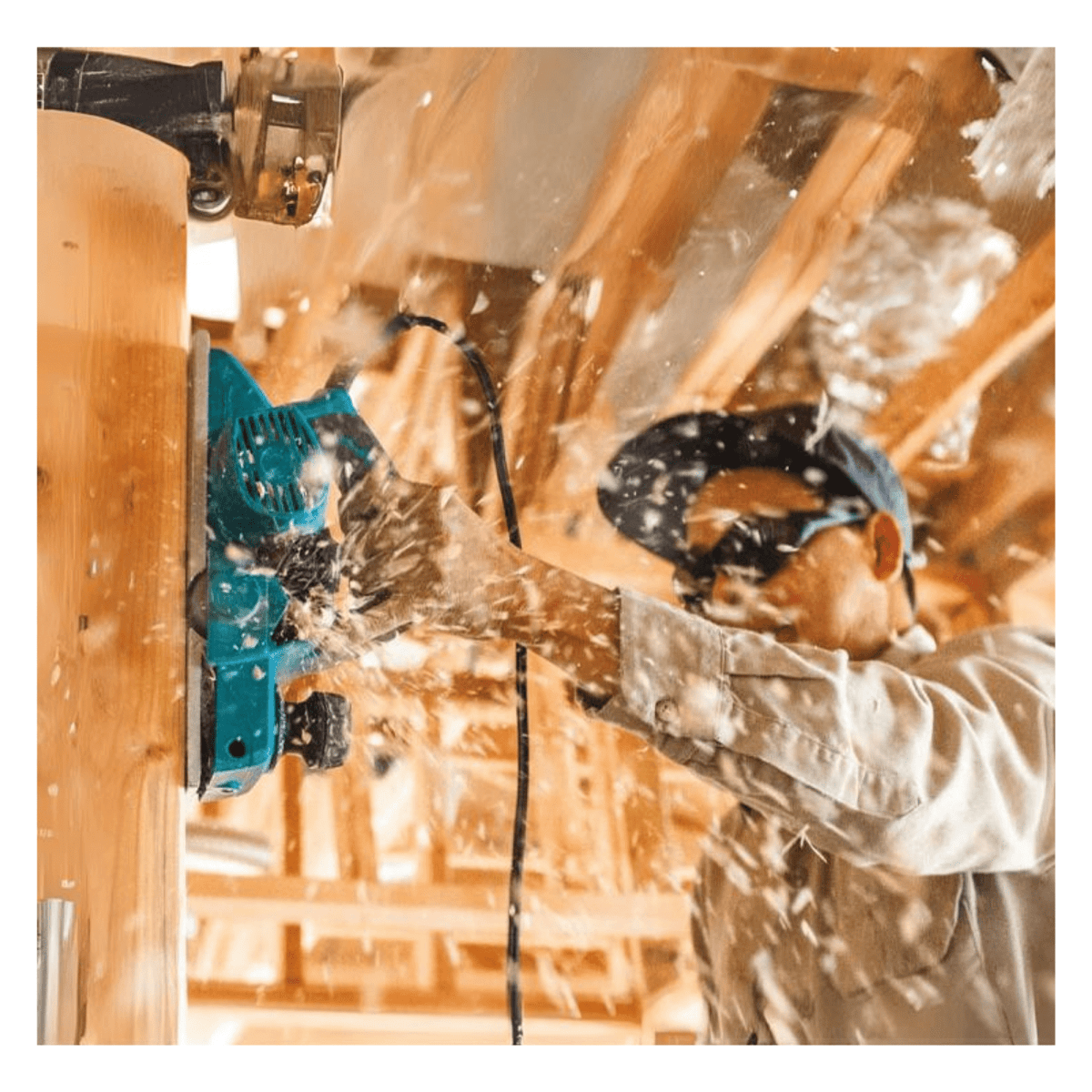 Cepillo carpintero eléctrico 1050W Total5