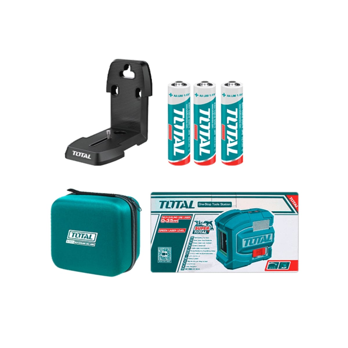 Nivel Laser Verde 2 Lineas 0-35m Total4