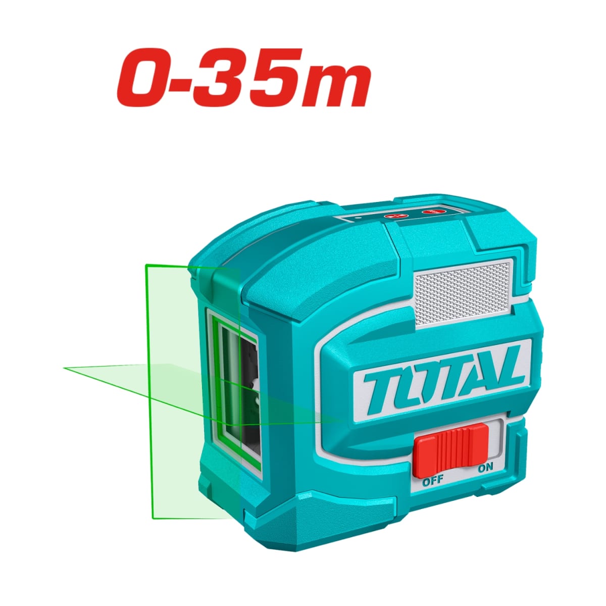 Set Nivel Laser 0-35M + Cinta/Wincha Metrica 5M Industrial Total3