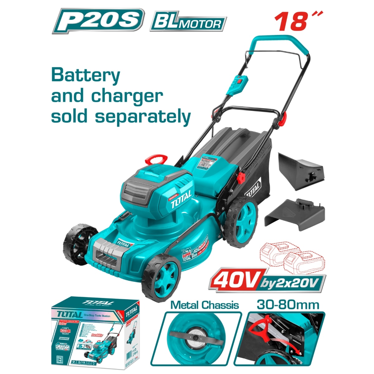 Cortador de Gras Césped 18