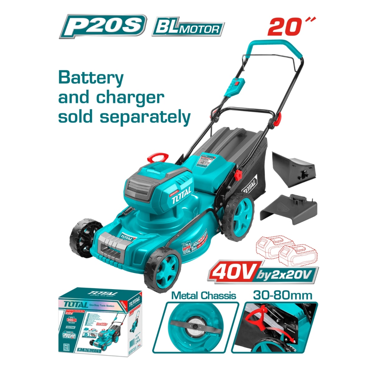 Cortador de Gras Césped 20