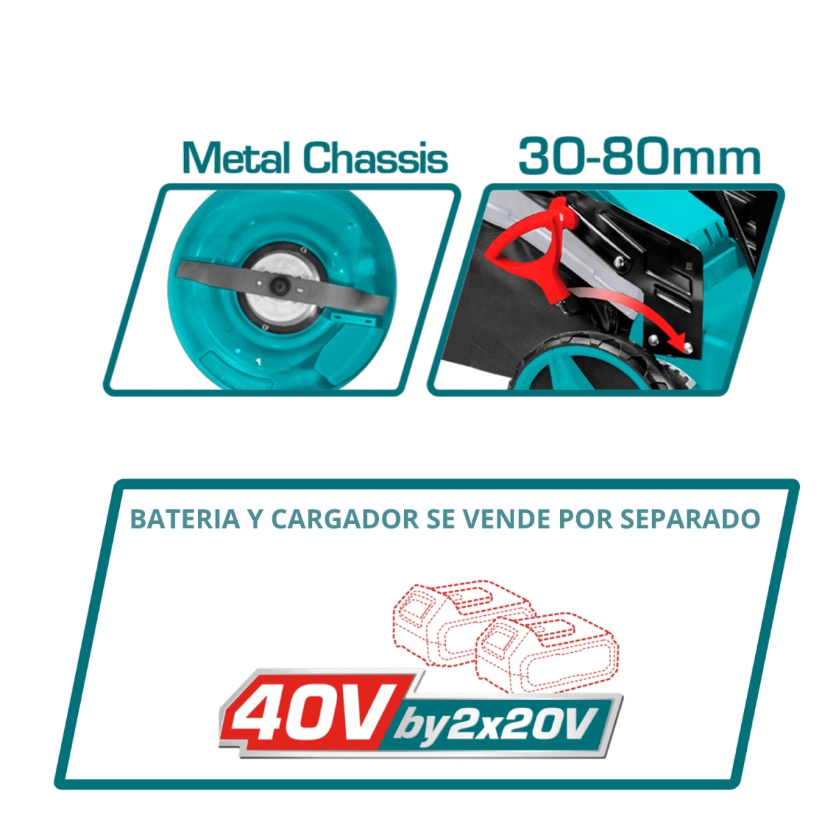 Cortador de Gras Césped 20