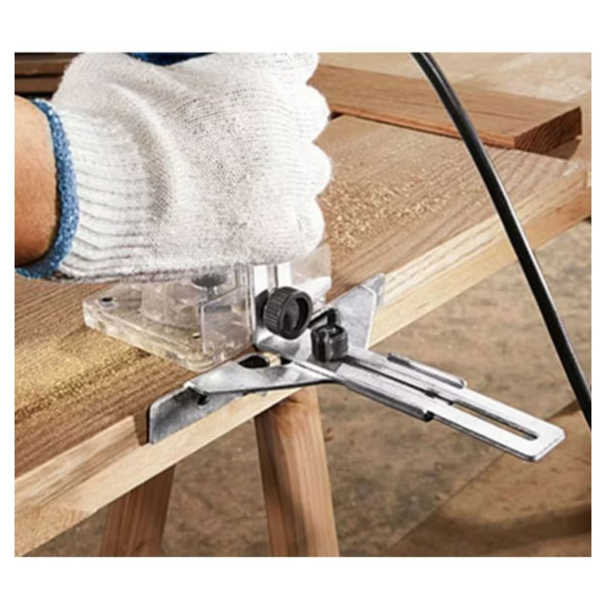 Ruteadora canteadora fresadora 6mm 500w Total3