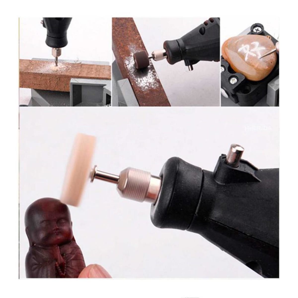 Mini Grinder Amoladora con 40 Piezas 20v Batería 2ah y Cargador Total5