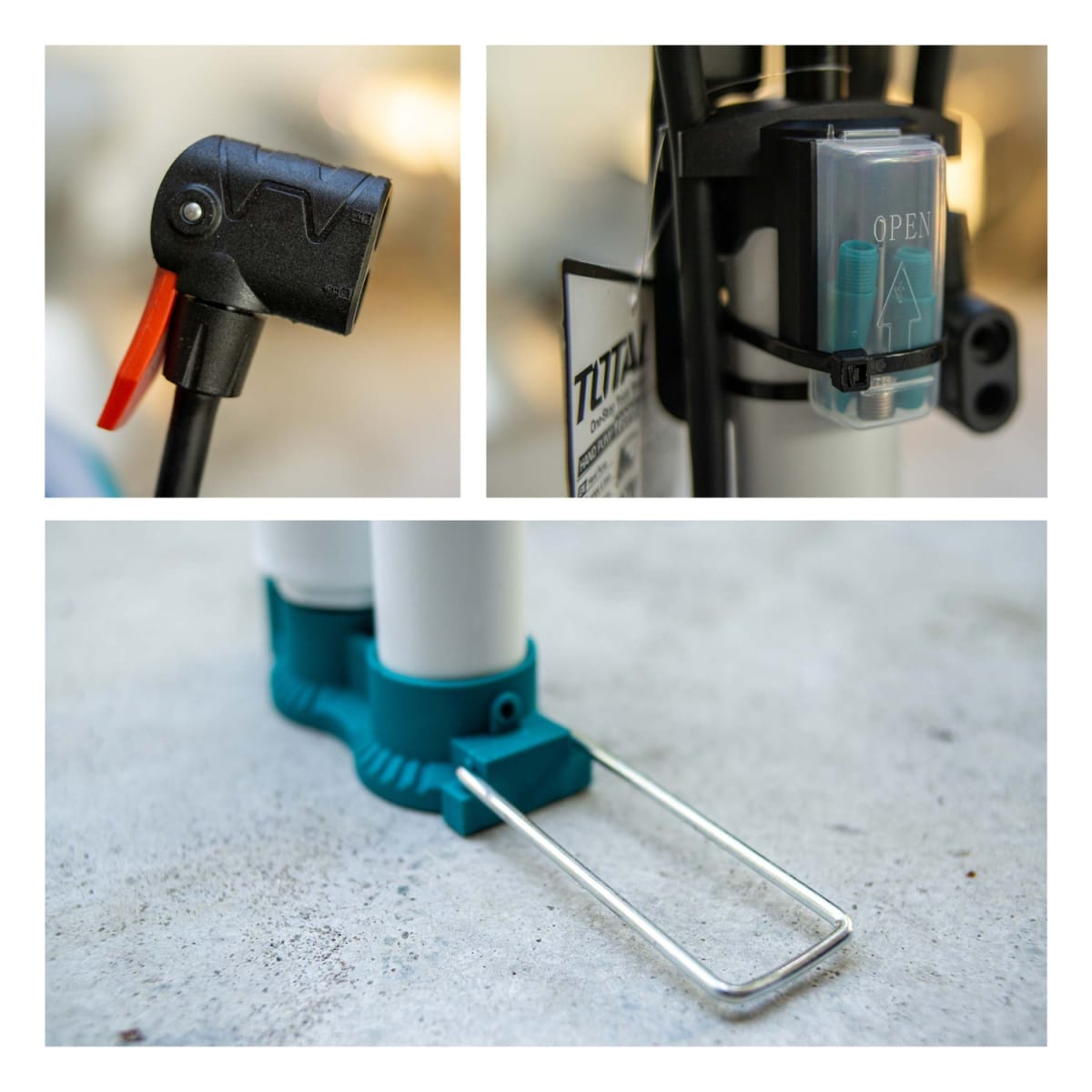 Inflador portátil 140psi Total3