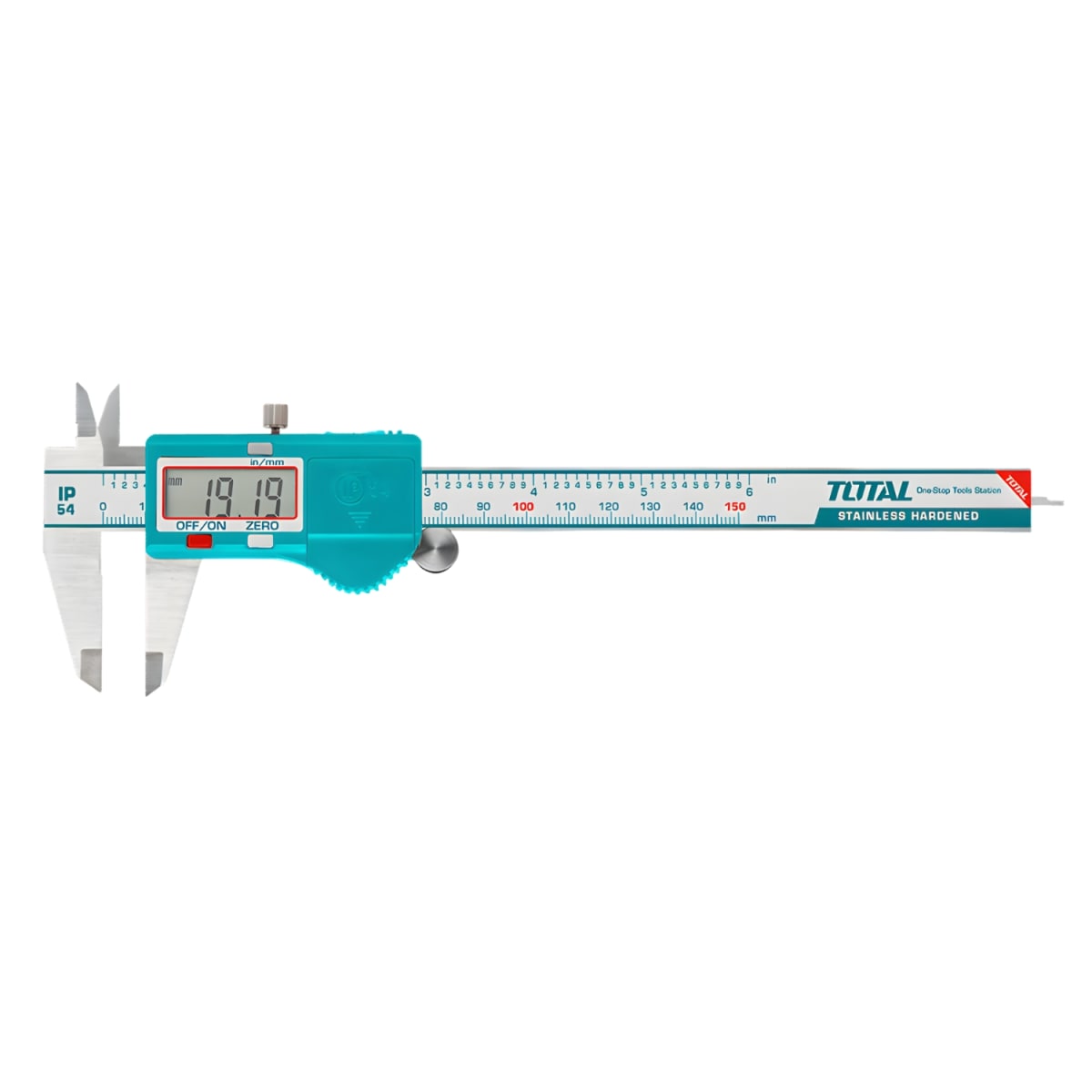 Calibrador Digital (Vernier) 150mm 6'' con estuche Total1