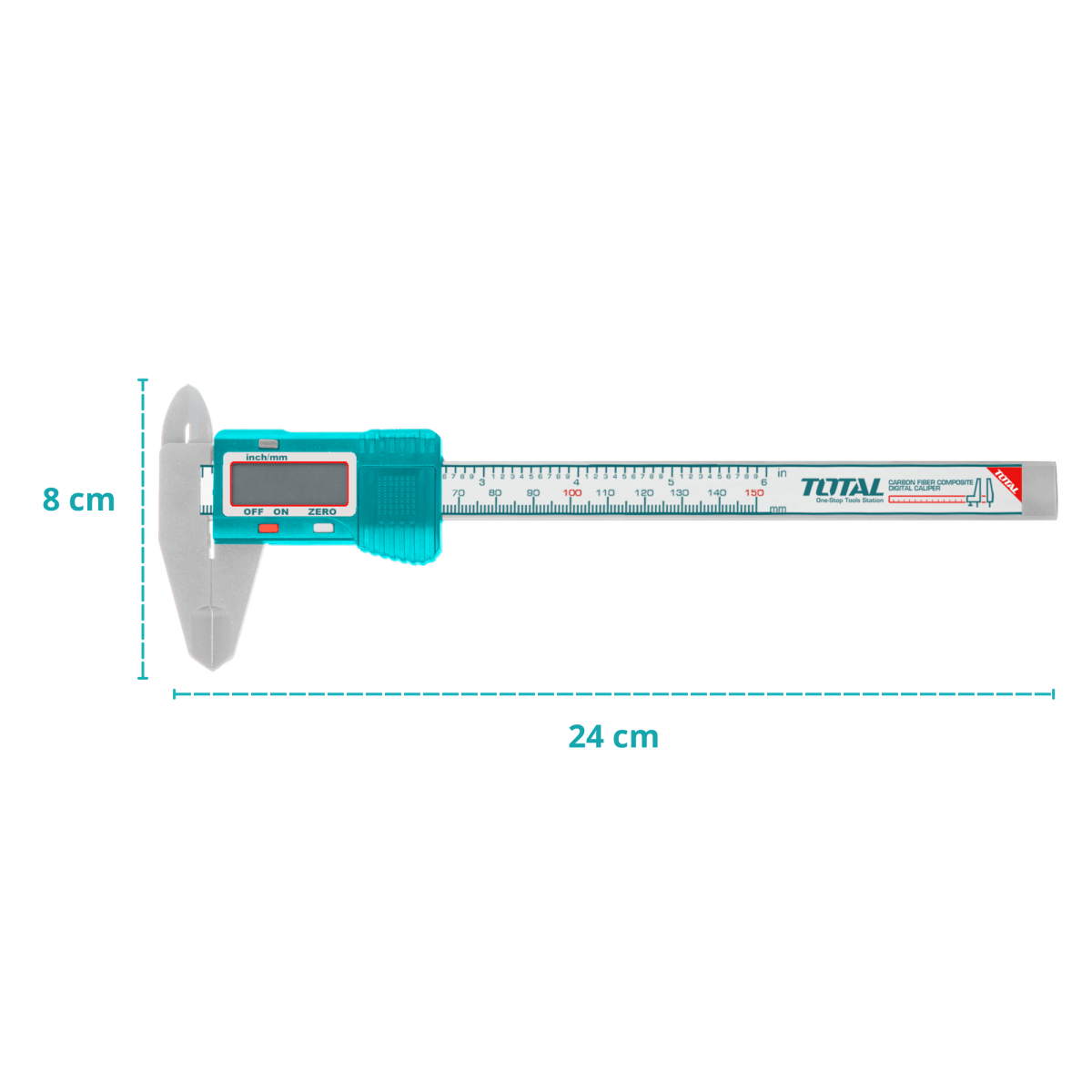 Calibrador vernier digital 150 mm 6