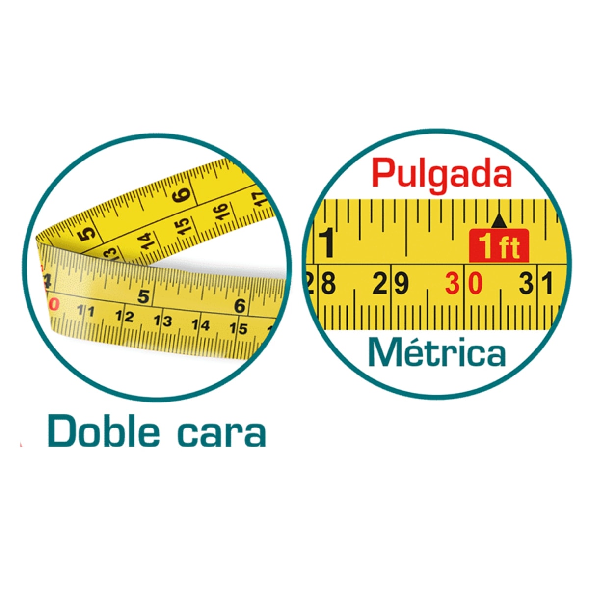Cinta Metrica/Wincha 5Mx25mm Total3