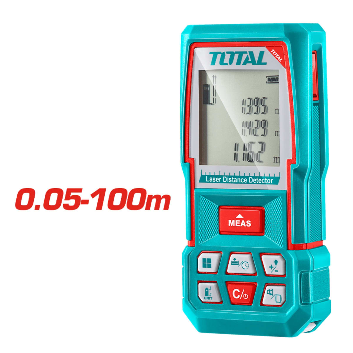 Nivel laser 12 lineas + atornillador de impacto y medidor laser Total5