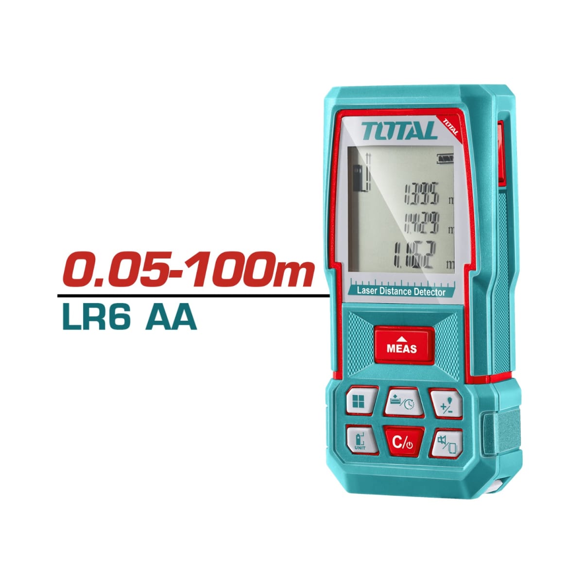 Medidor de distancia laser 100 metros Total4