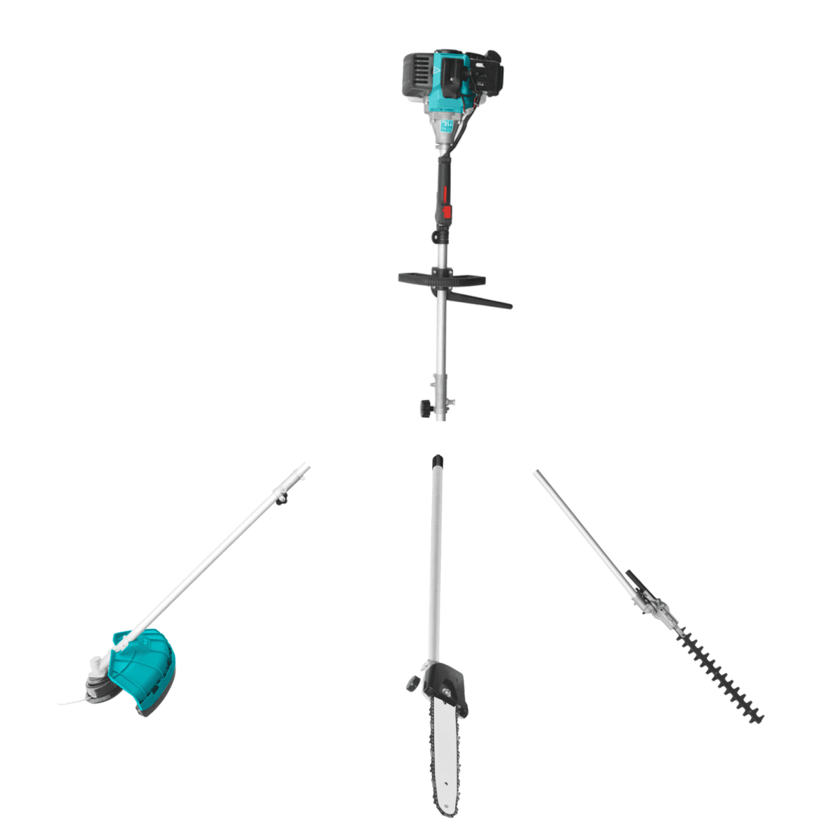 Motoguadaña 4 en 1 a Gasolina 52cc 2.2HP Total8