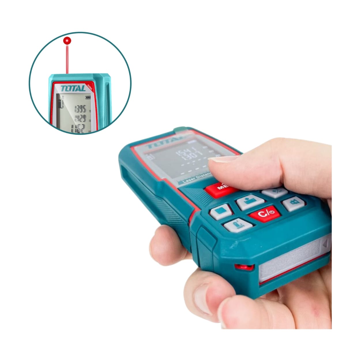 Medidor De Distancia Laser 70m Total Tmt570265