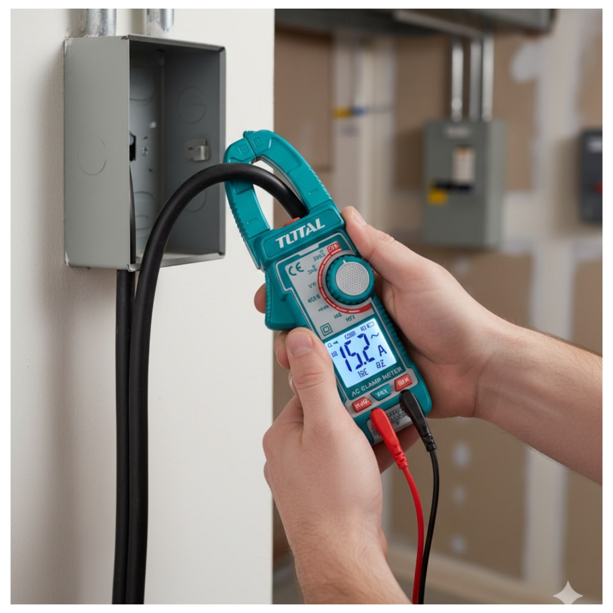 Pinza Amperimetrica AC 400A 4000conteos Total4