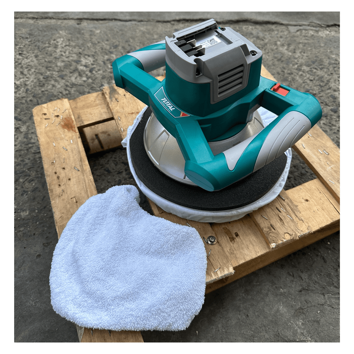 Pulidora orbital para auto 20v incluye 2 baterías 2ah Total11