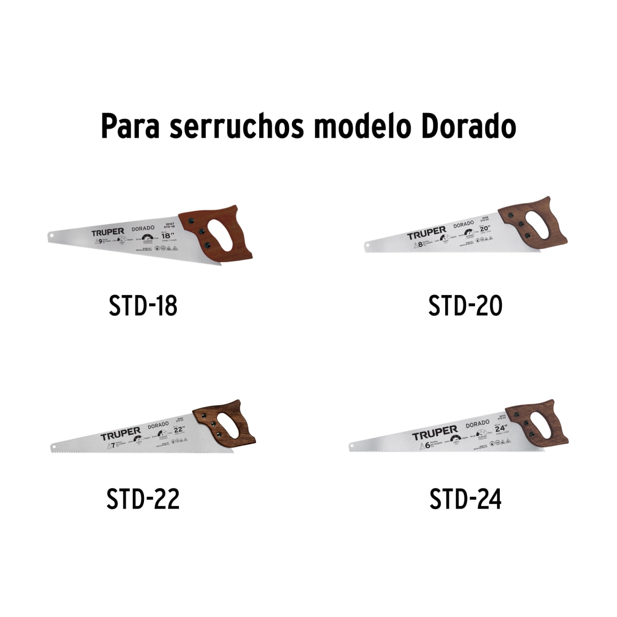 Bolsa con 10 tornillos para serruchos STX, STD y STCX Truper2