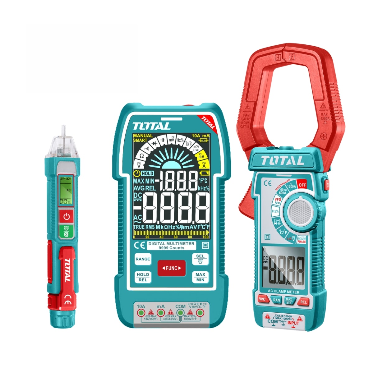 Kit de Prueba Eléctrica de 3pc Industrial Total1