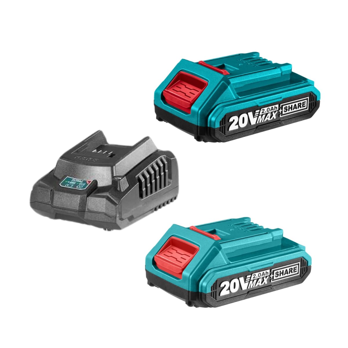 Combo cortadora de pasto + sopladora 20v industrial Total 6