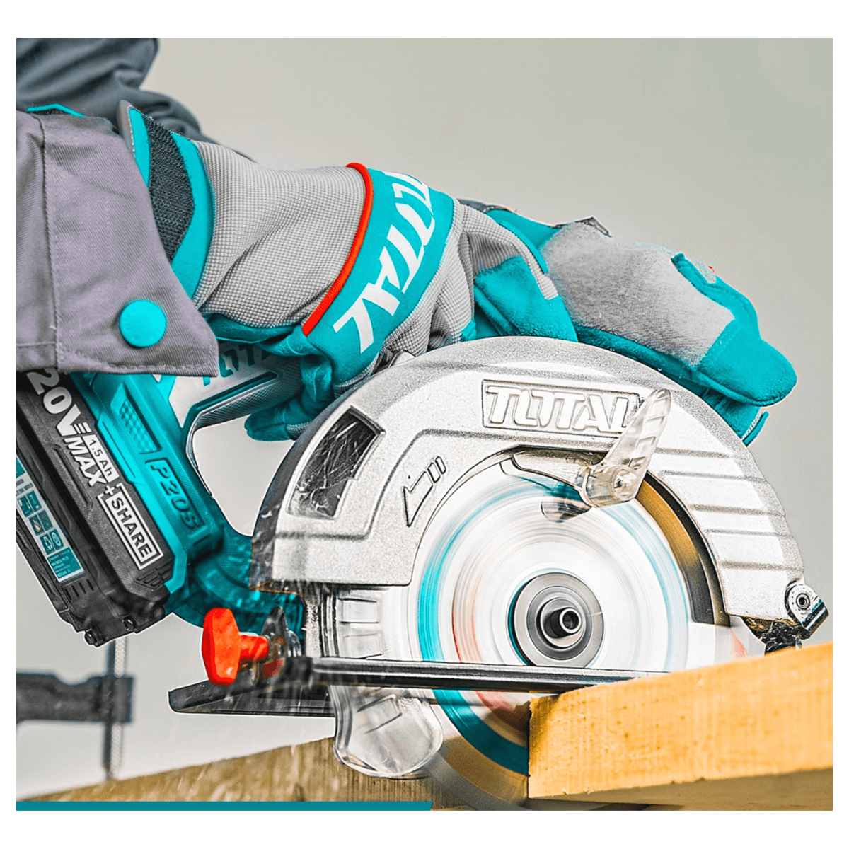 Combo sierra circular 20v + lijadora orbital 20v Total7