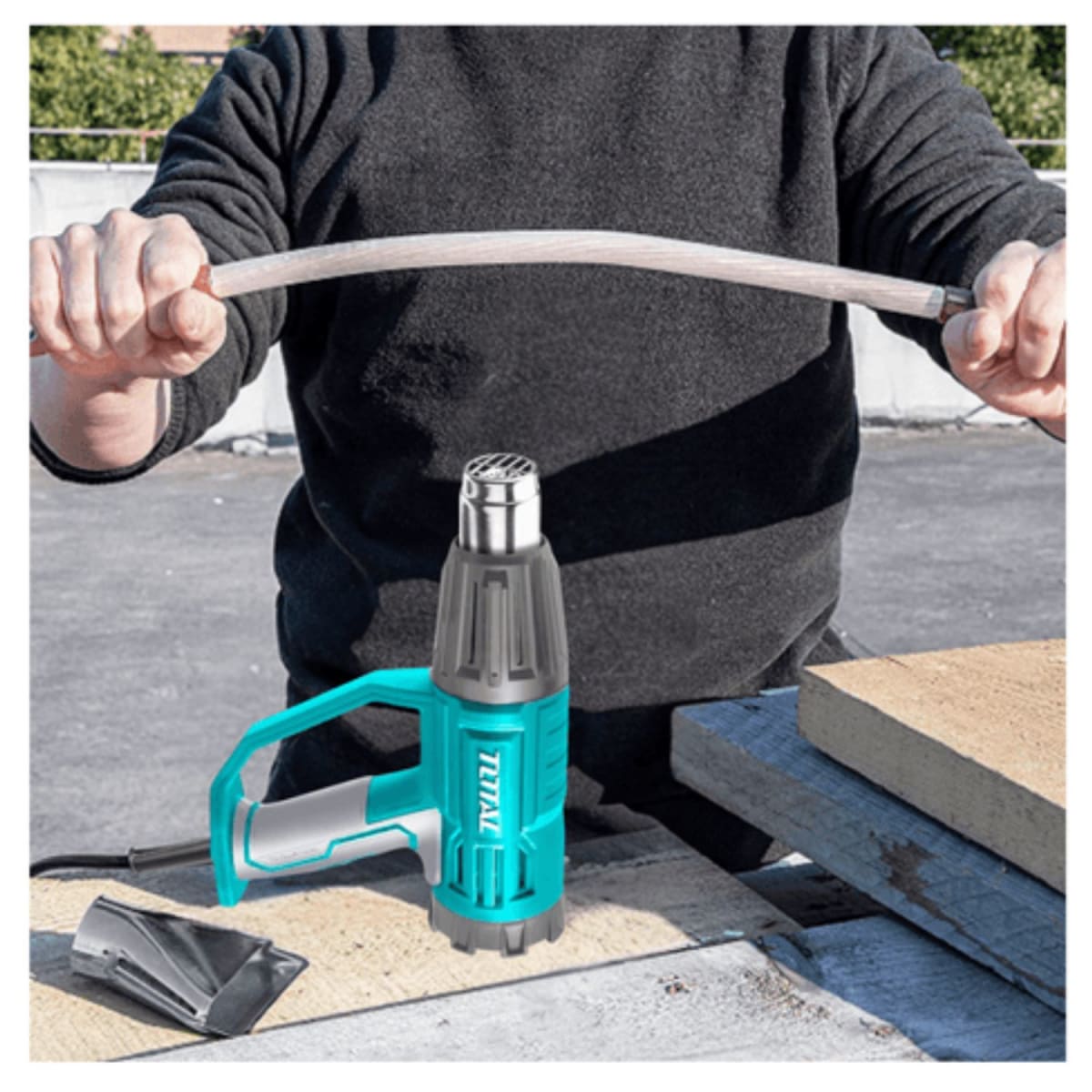 Combo pistola de calor 20v + pistola de calor 2000w Total7