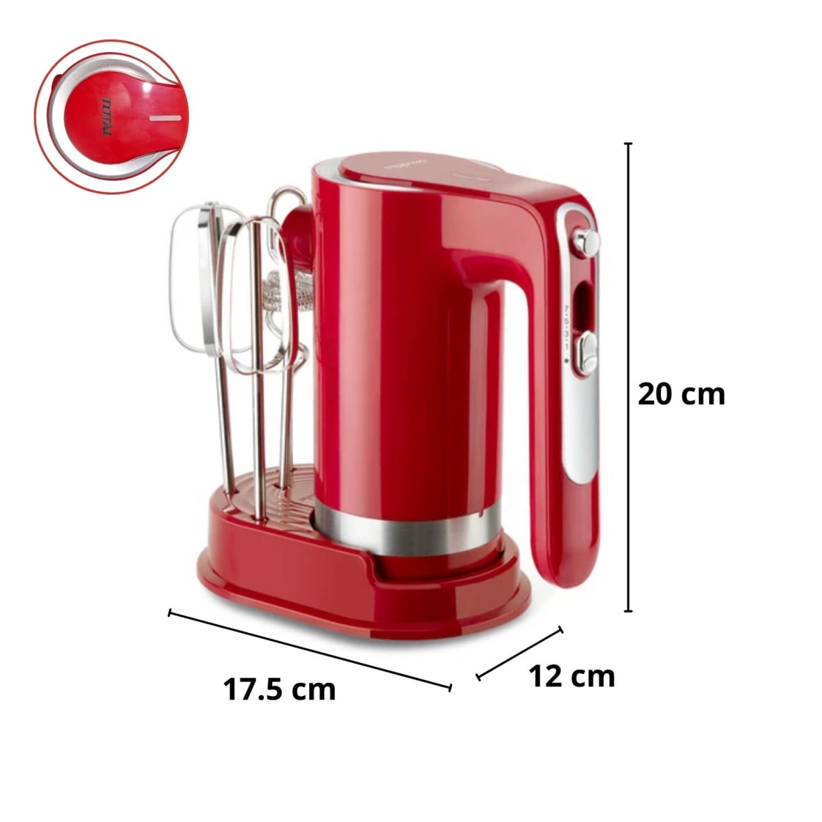 Llave de impacto 850nm + bateria 4ah + cargador Total + batidora4