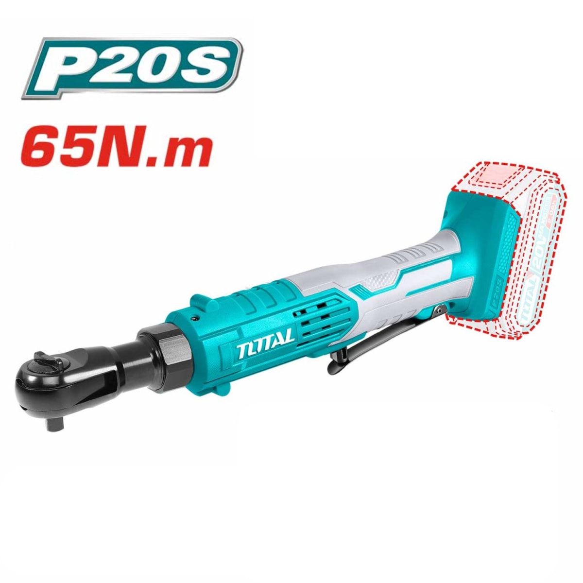 Como Llave de Impacto 500nm + Ratchet + Lampara + Total3