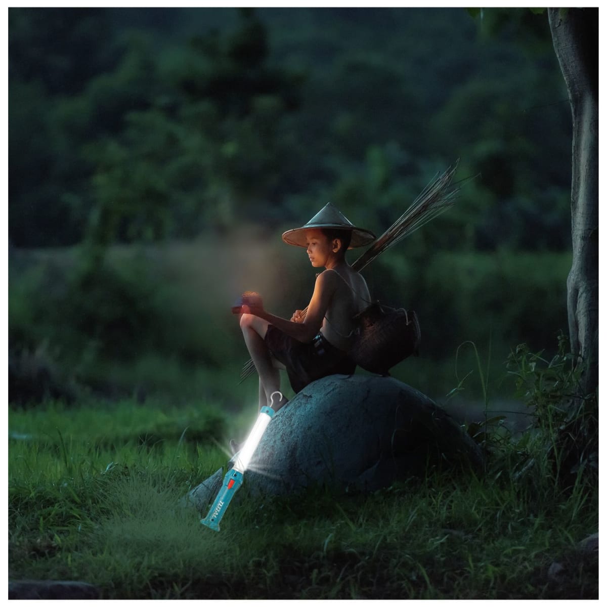 Como Llave de Impacto 500nm + Ratchet + Lampara + Total5