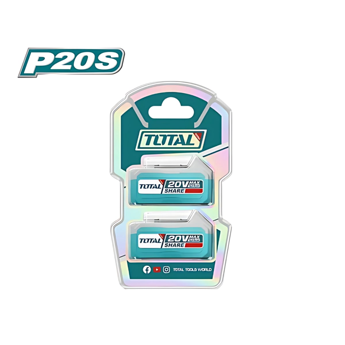 Juego de Batería de litio 20v 5ah industrial Total3
