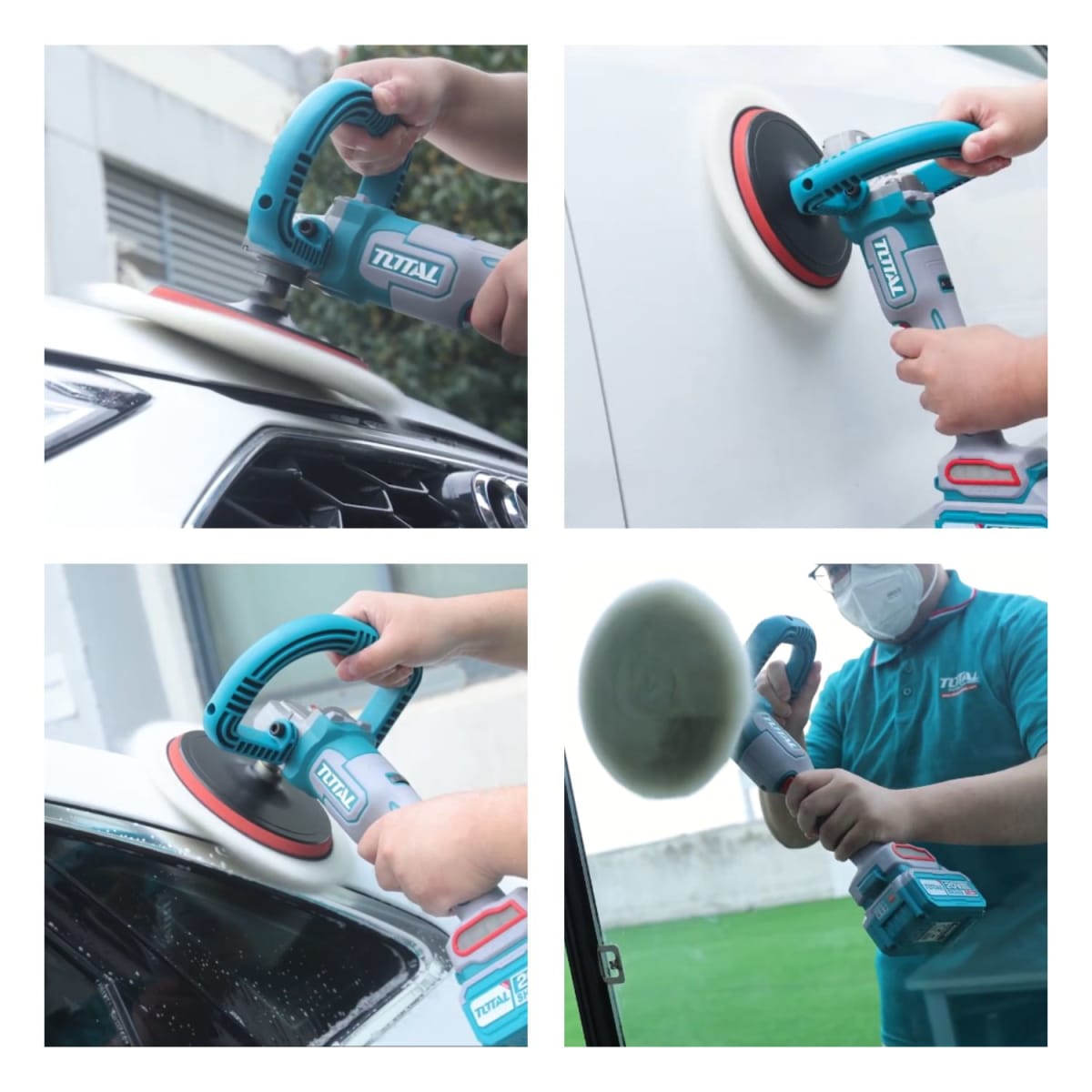 Llave de impacto 500nm + Pulidora industrial Total6