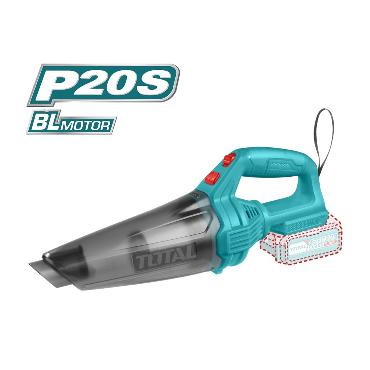 Combo llave de impacto 850nm + aspiradora + amoladora industrial Total5