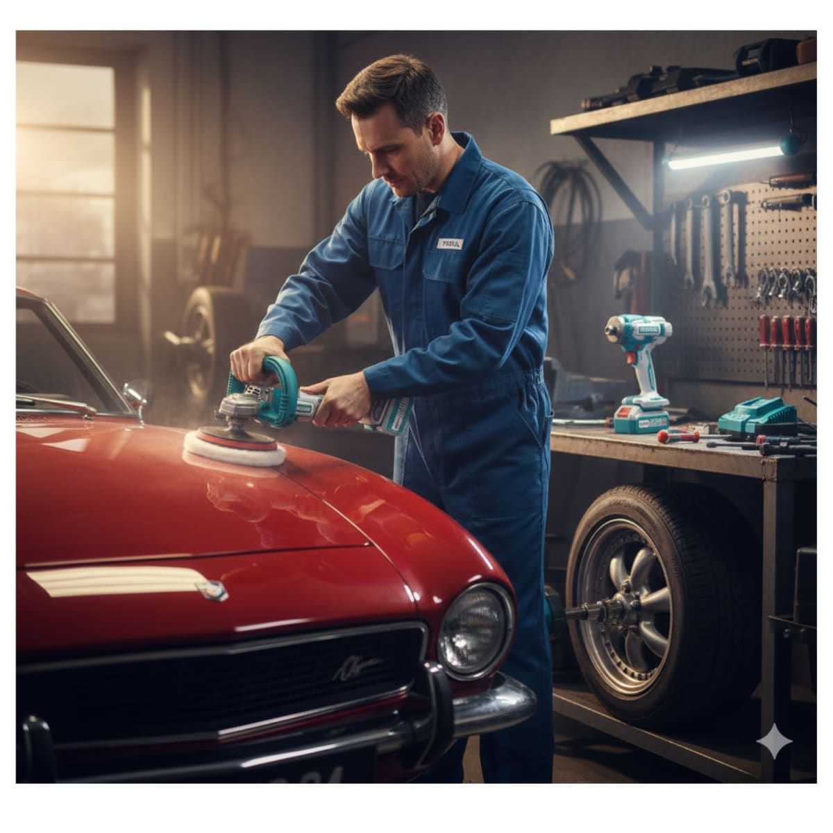 Combo 4 en 1 Llave de Impacto 400nm + Pulidora + Pistola de Calor + Linterna 20v Total3