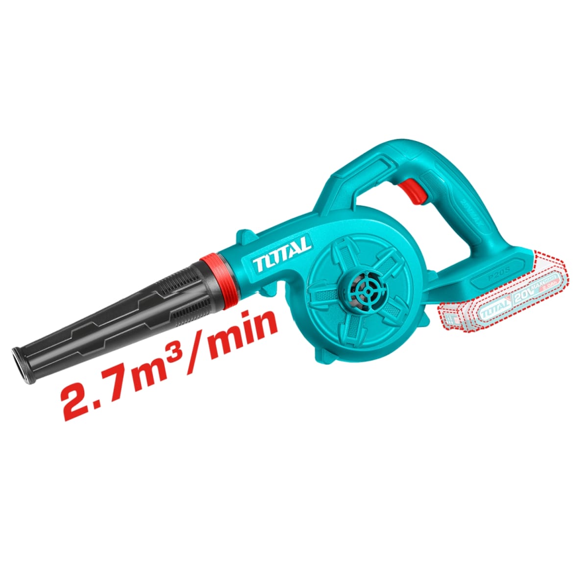 Combo Taladro 60nm + Amoladora 1000w + Sopladora 20v Total4