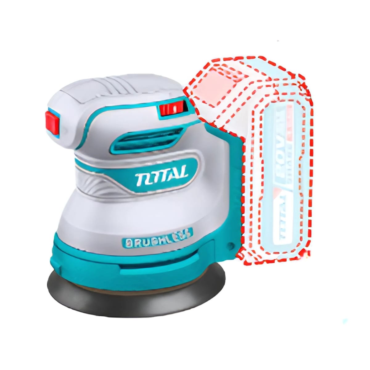 Combo Taladro 76Nm + Lijadora Orbital 5''+ Sierra Circular 7-1/4 20v Total3