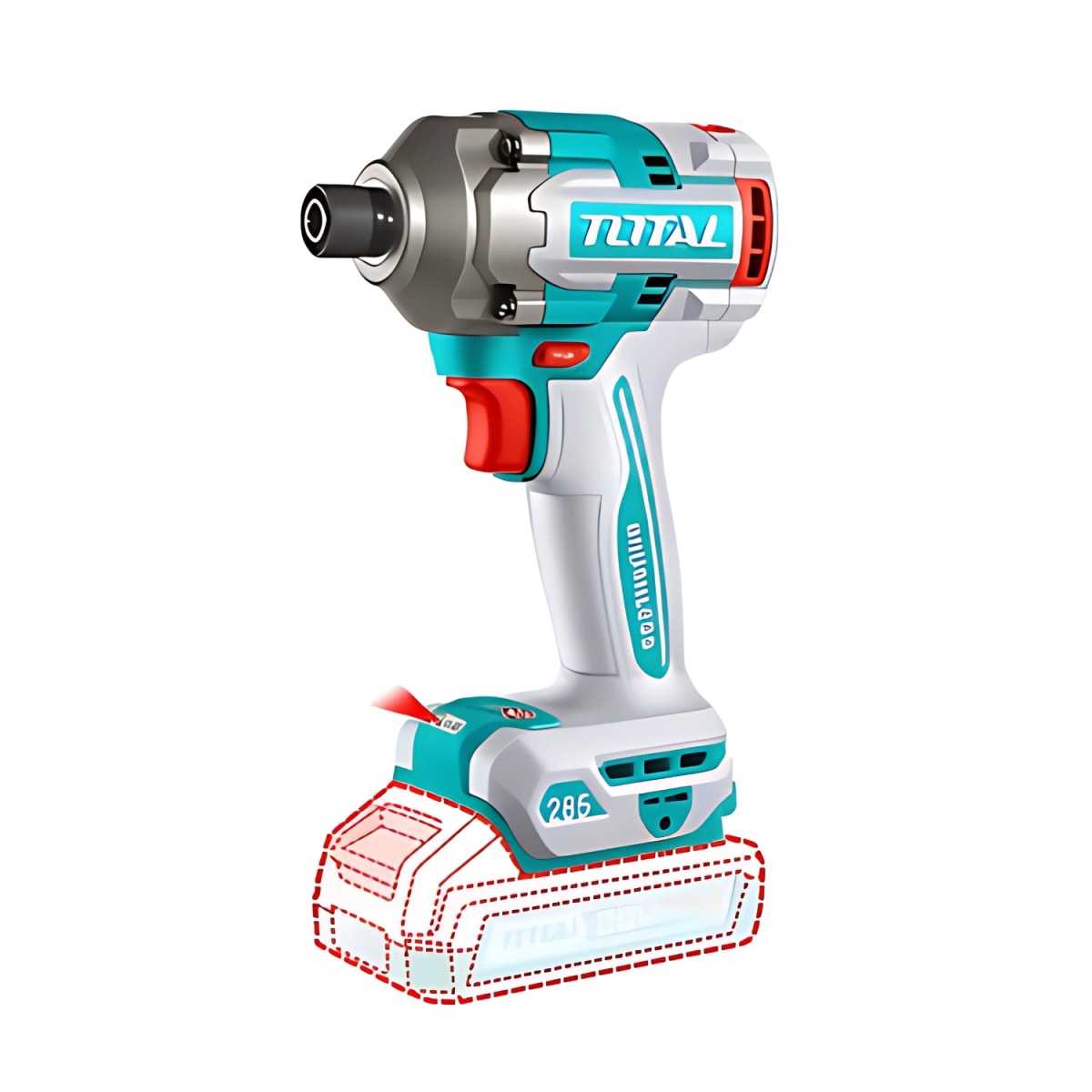 Combo Taladro percutor 76Nm + Atornillador de Impacto 285Nm + Sopladora 20V Total3