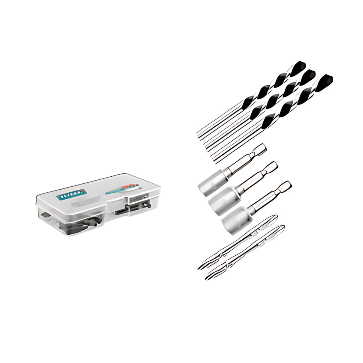 Combo Taladro percutor 76Nm + Atornillador de Impacto 285Nm + Sopladora 20V Total7