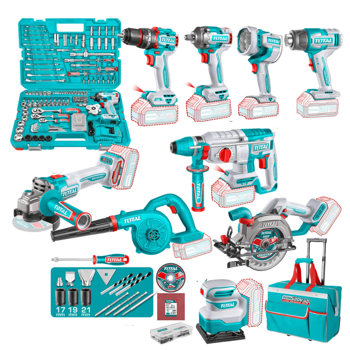 MEGA COMBO 11 en 1 + 151 AccesoriosTotal1