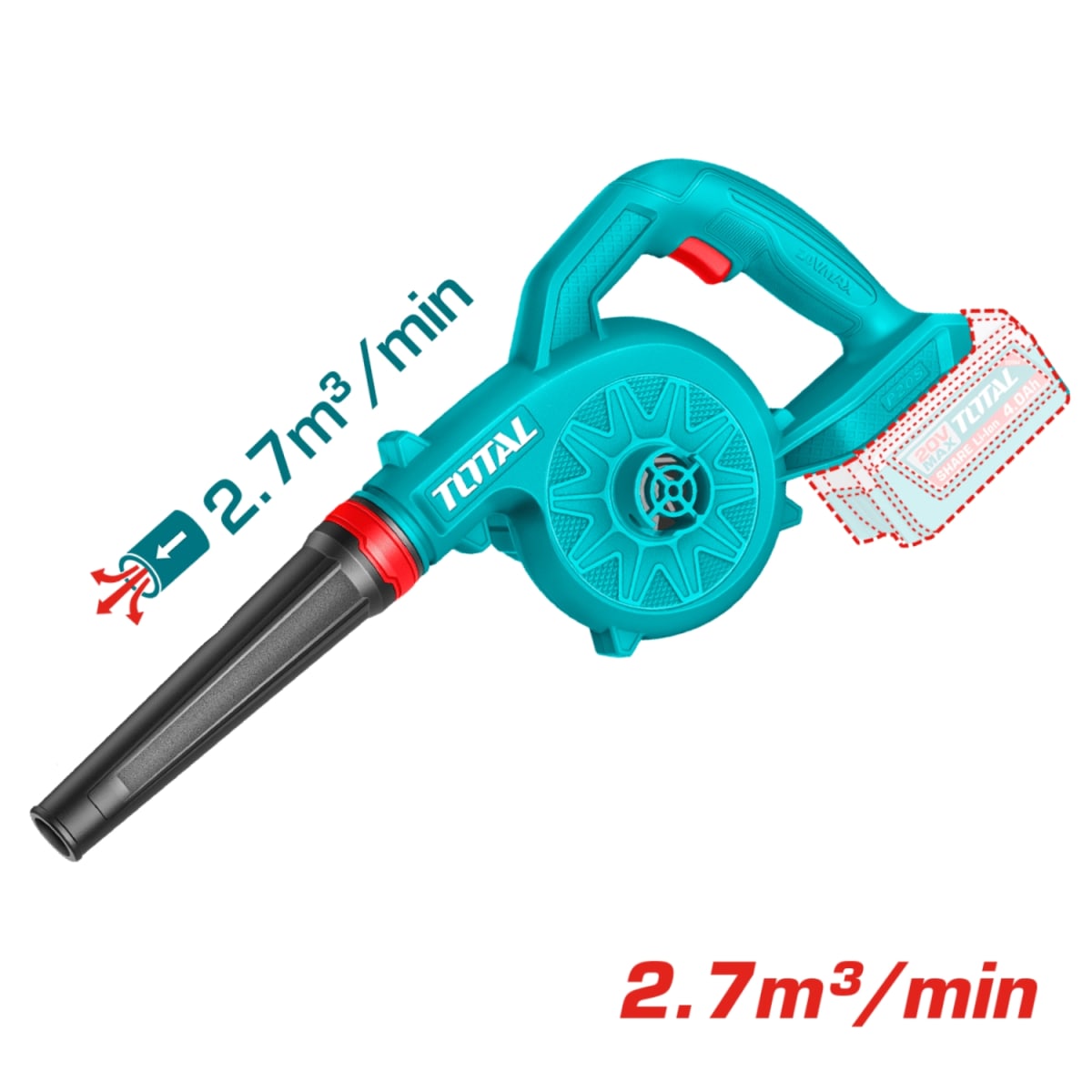 Combo taladro 66nm + Amoladora + sopladora + linterna 20V Total5