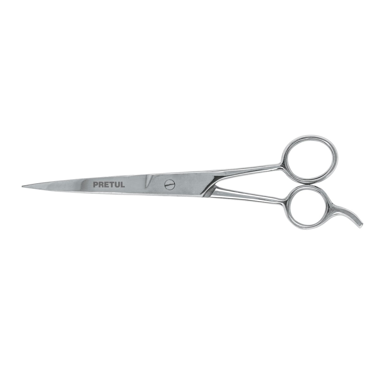 Tijera 7-1/2´´ acero inox con gancho para estilista, Pretul1