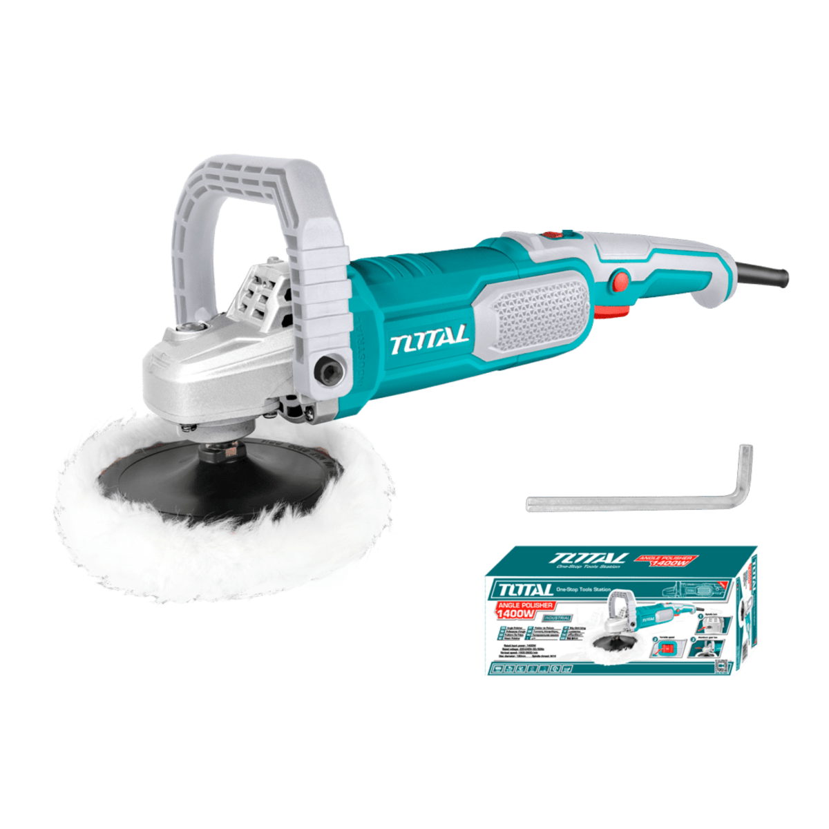 Pulidora angular 1400w industrial Total2