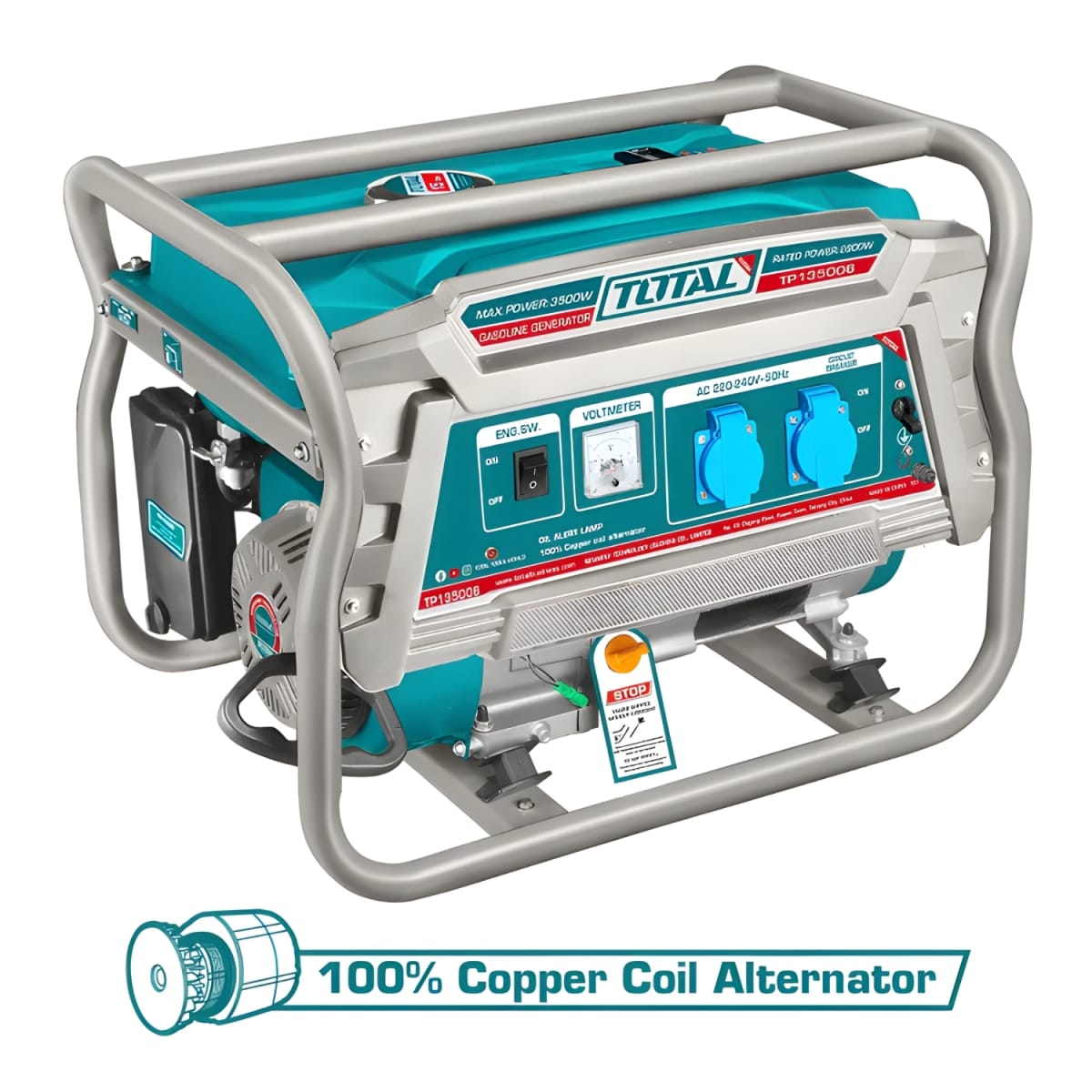 Generador gasolinero 3500w industrial Total4