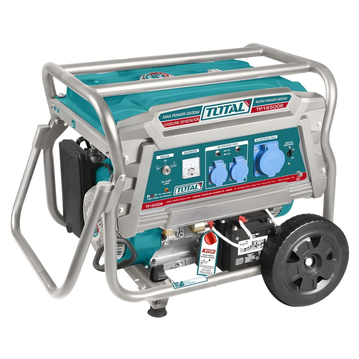 Generador gasolinero 6500w con arrancador eléctrico industrial Total1
