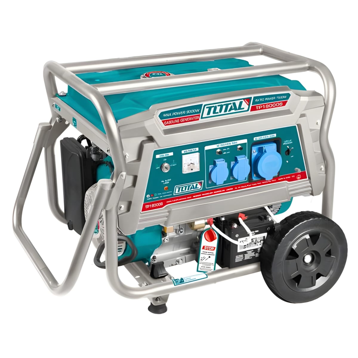 Generador gasolinero 9000w con arrancador electrico industrial Total1